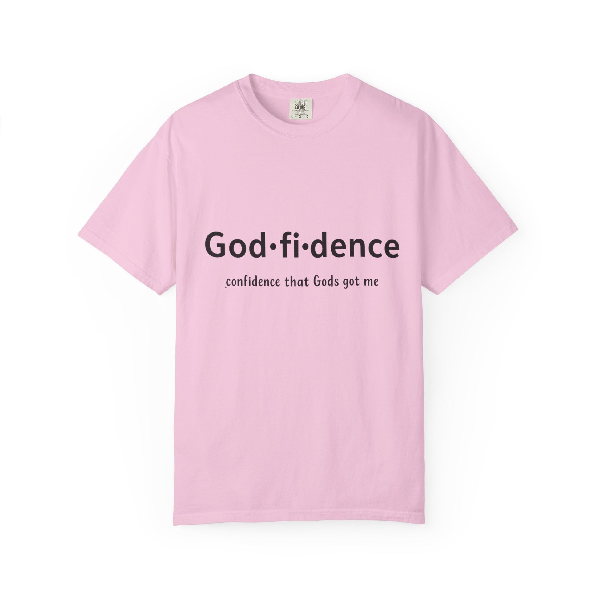 AARQ StreetReady Collection Faith-Inspired Unisex T-Shirt, Godfidence Tee.