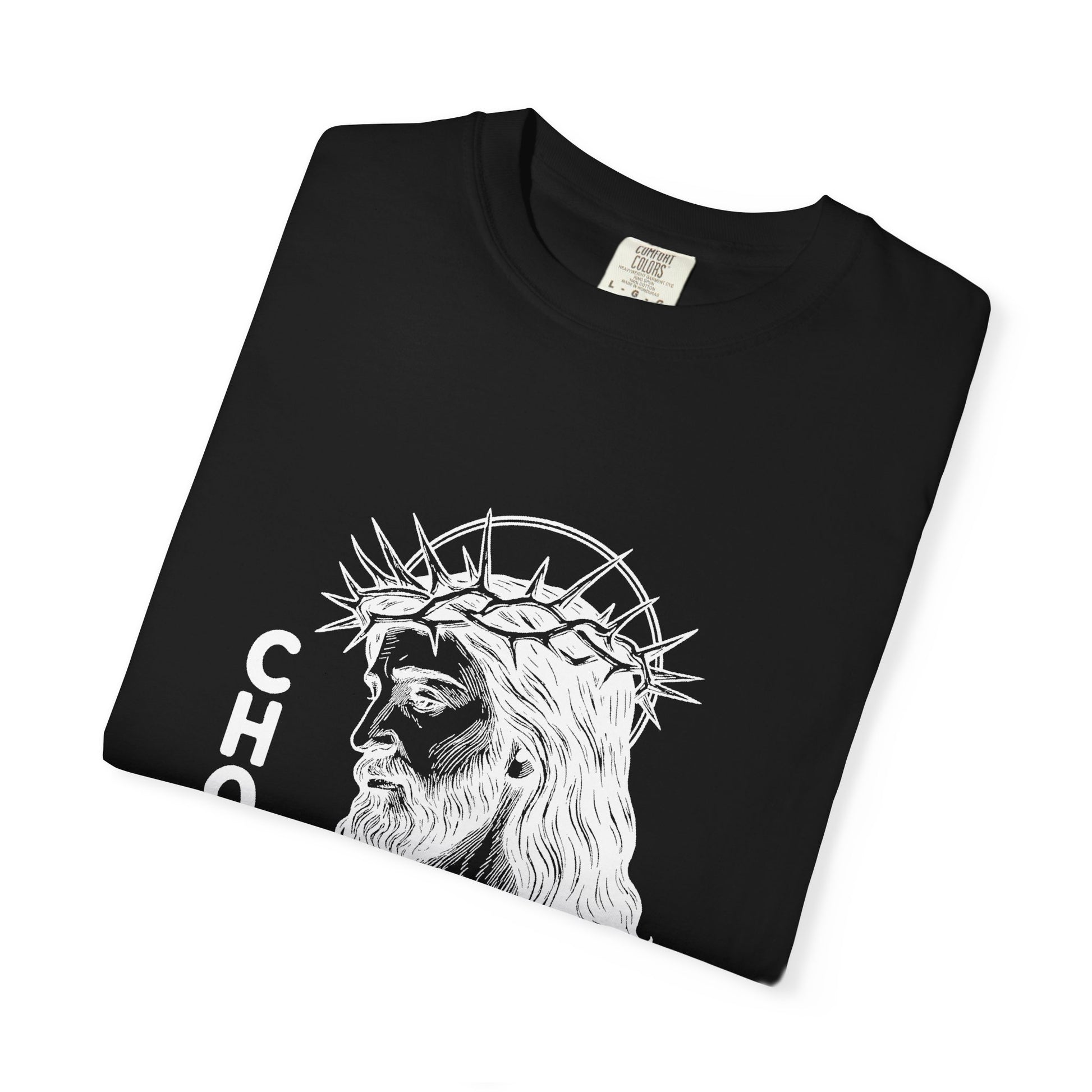 “Chosen Loved” by AARQ Unisex Garment-Dyed T-shirt - Faith-Inspired Tee for Christians, Perfect Gift for Religious Occasions, Spiritual Wear