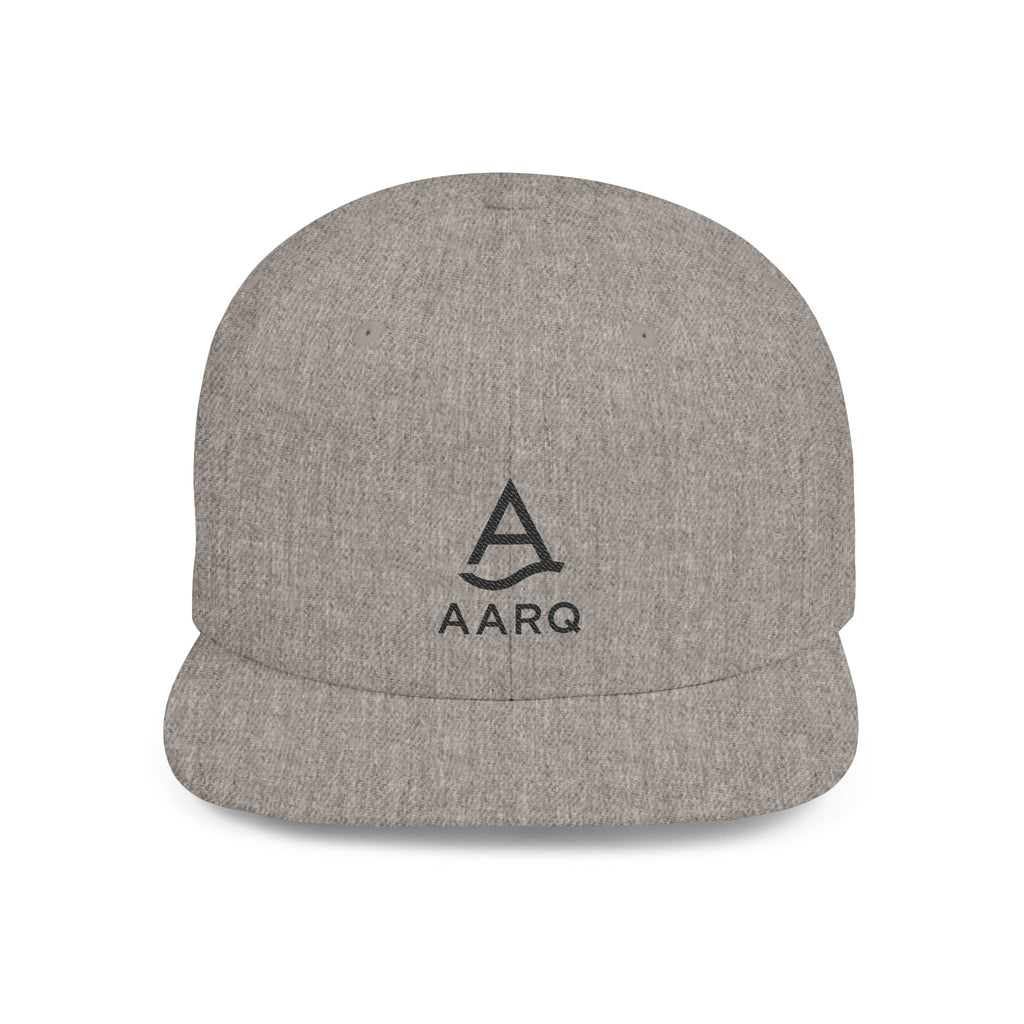 AARQ Flat Bill Snapback Hat, Casual Streetwear, Adjustable Cap for Men and Women, Great for Sports, Festivals, Summer Fashion