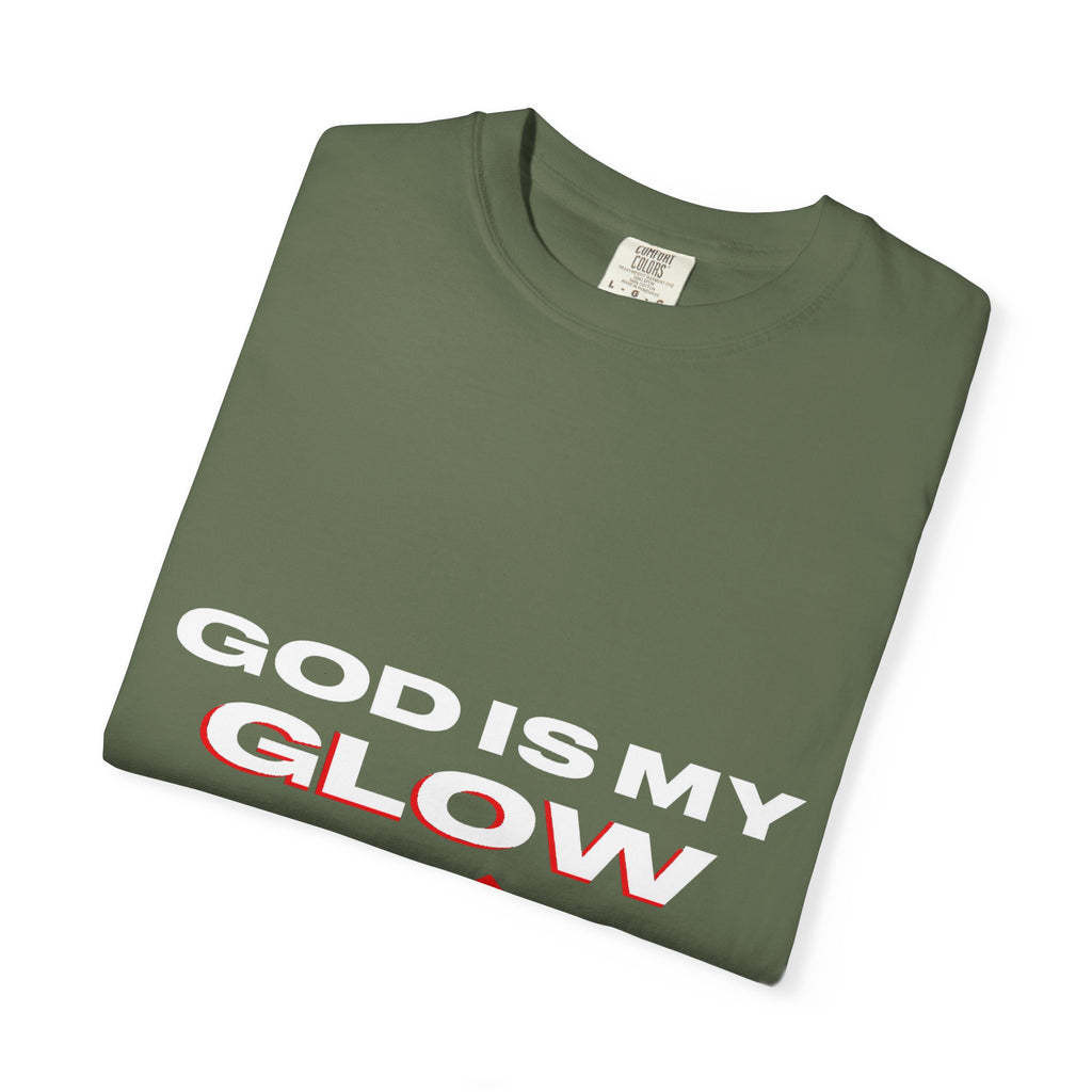 "God is My Glow Up" StreetReady Motivational T-Shirt, Inspirational Tee, Casual Wear, Gift for Him/Her, Spiritual Apparel, Everyday Comfort