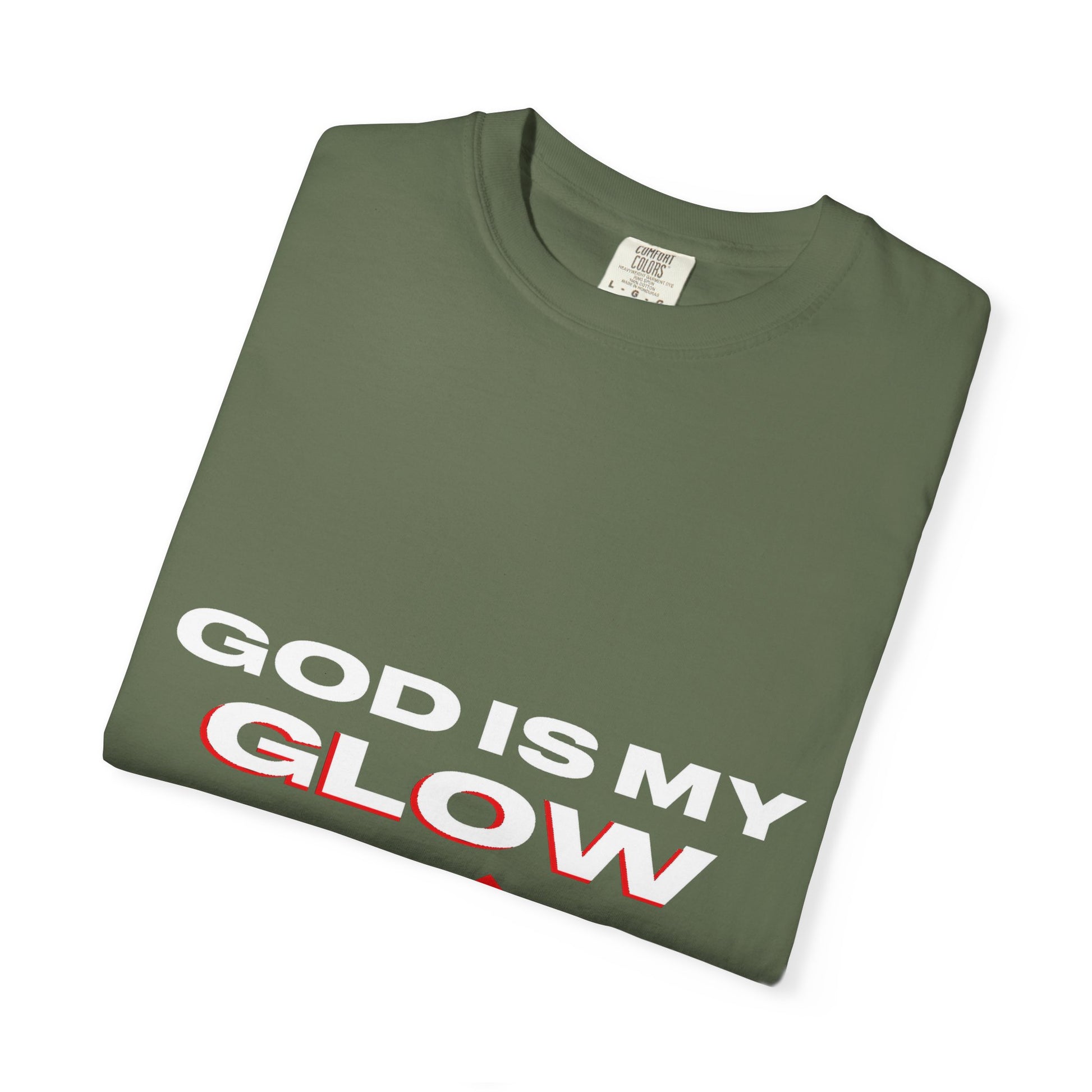 "God is My Glow Up" StreetReady Motivational T-Shirt, Inspirational Tee, Casual Wear, Gift for Him/Her, Spiritual Apparel, Everyday Comfort