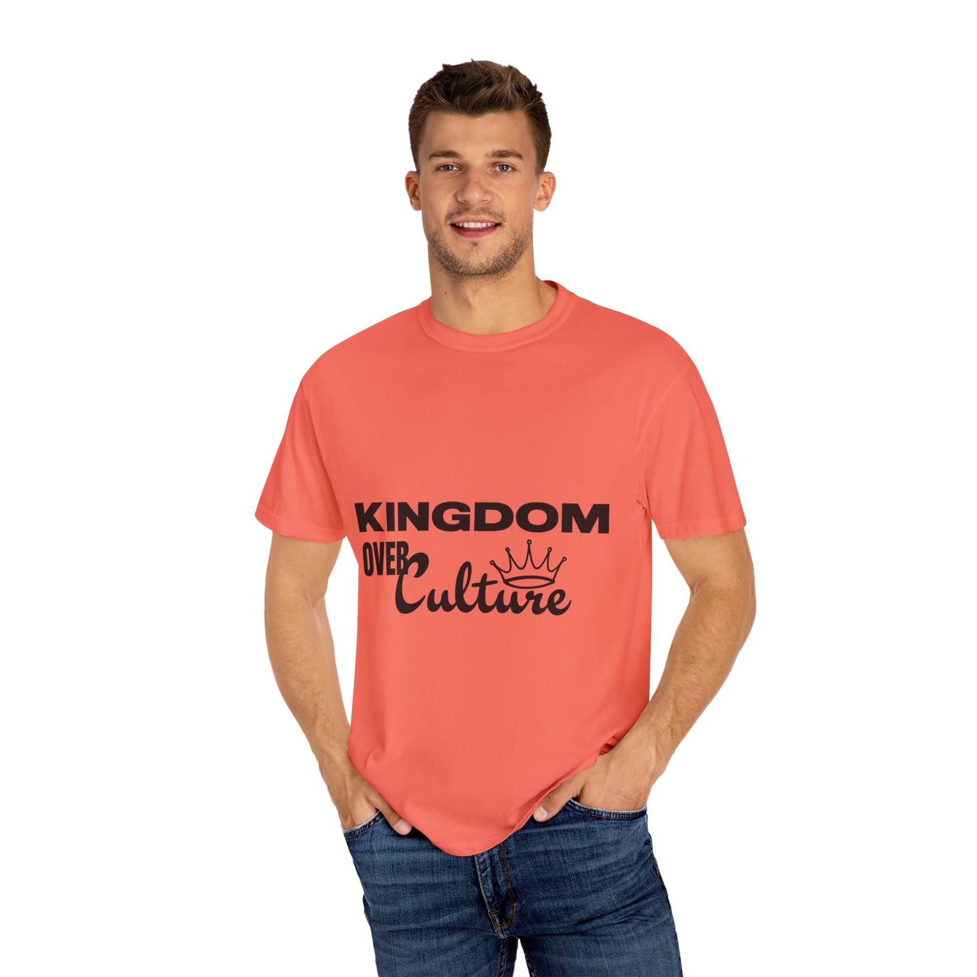 AARQ “Kingdom over Culture” Unisex Garment-Dyed T-shirt