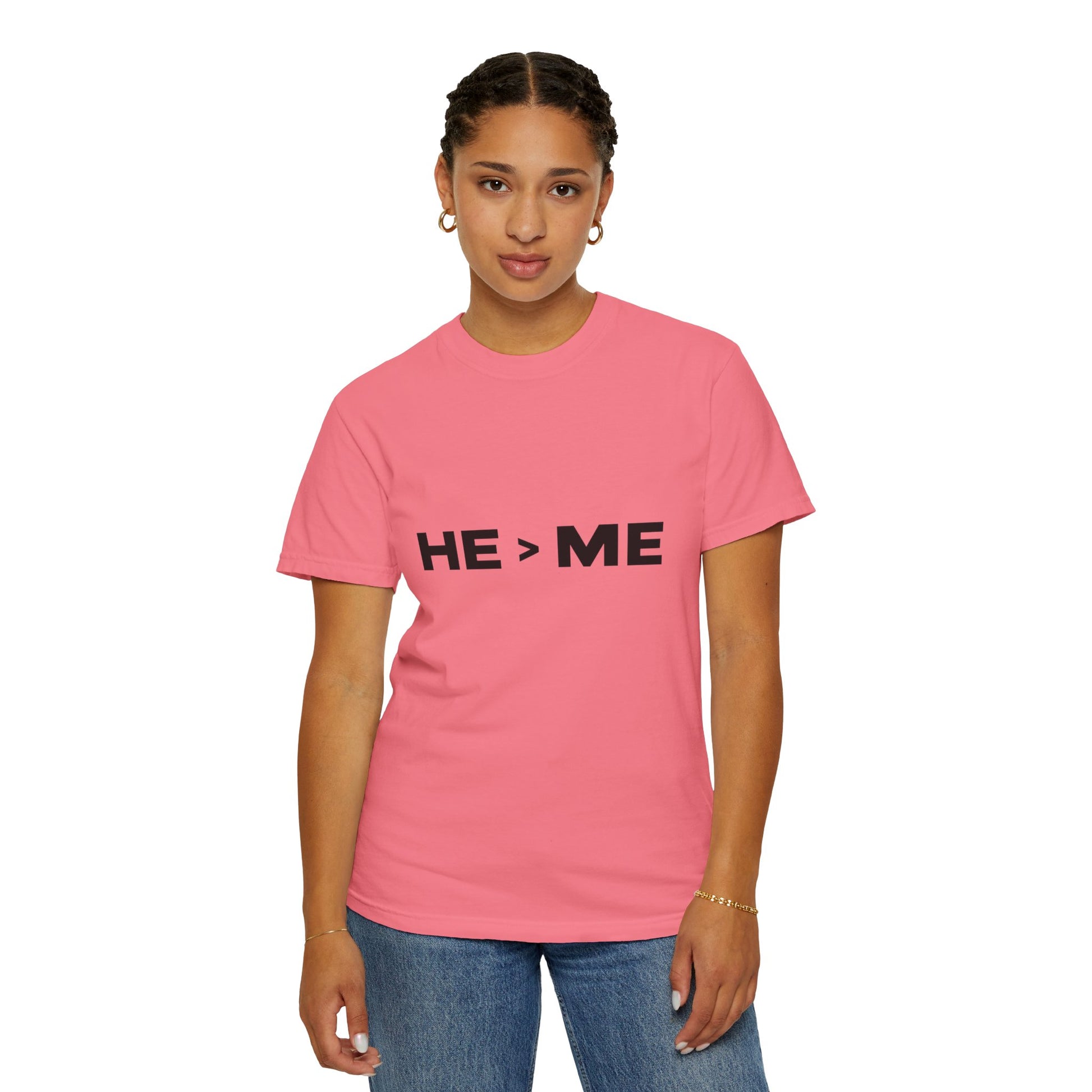 AARQ StreetReady Collection - "He is Greater than Me" Design, Casual Wear