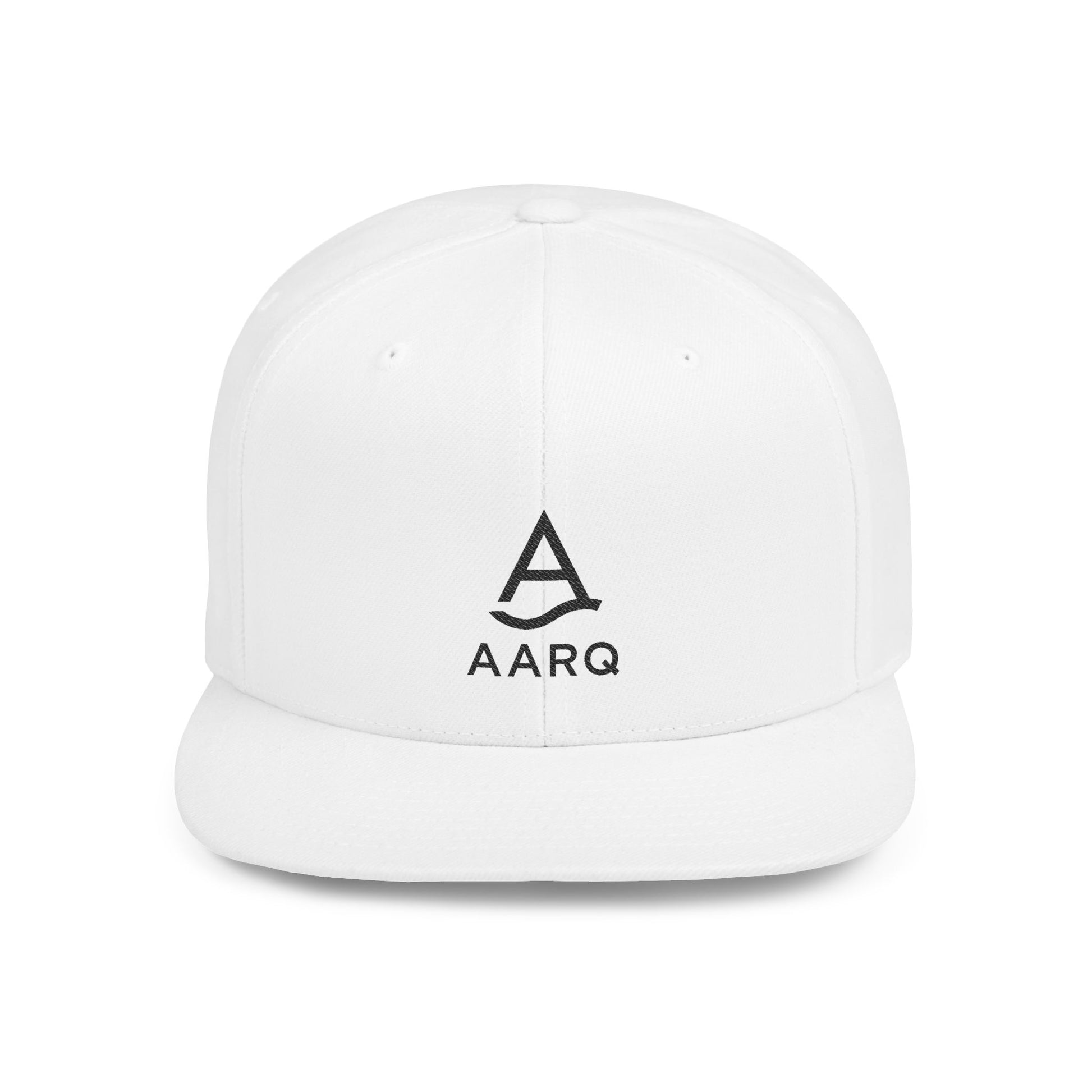 AARQ Flat Bill Snapback Hat, Casual Streetwear, Adjustable Cap for Men and Women, Great for Sports, Festivals, Summer Fashion