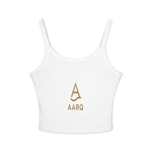 AARQ Chic Women's Spaghetti Strap Tank Tops with Minimalist Designs, Casual Summer Wear, Perfect for Day Trips, Festivals, and Layering
