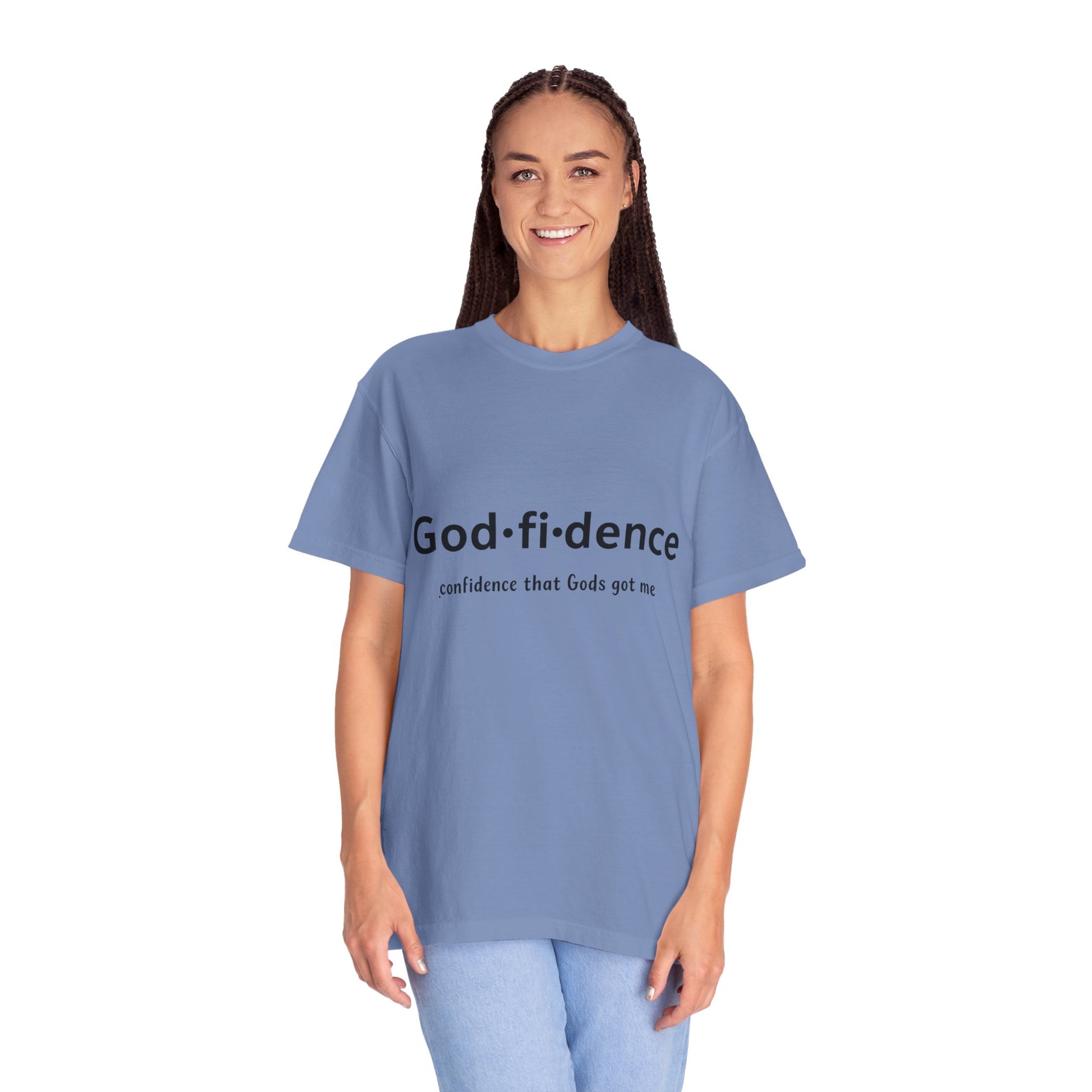 AARQ StreetReady Collection Faith-Inspired Unisex T-Shirt, Godfidence Tee.