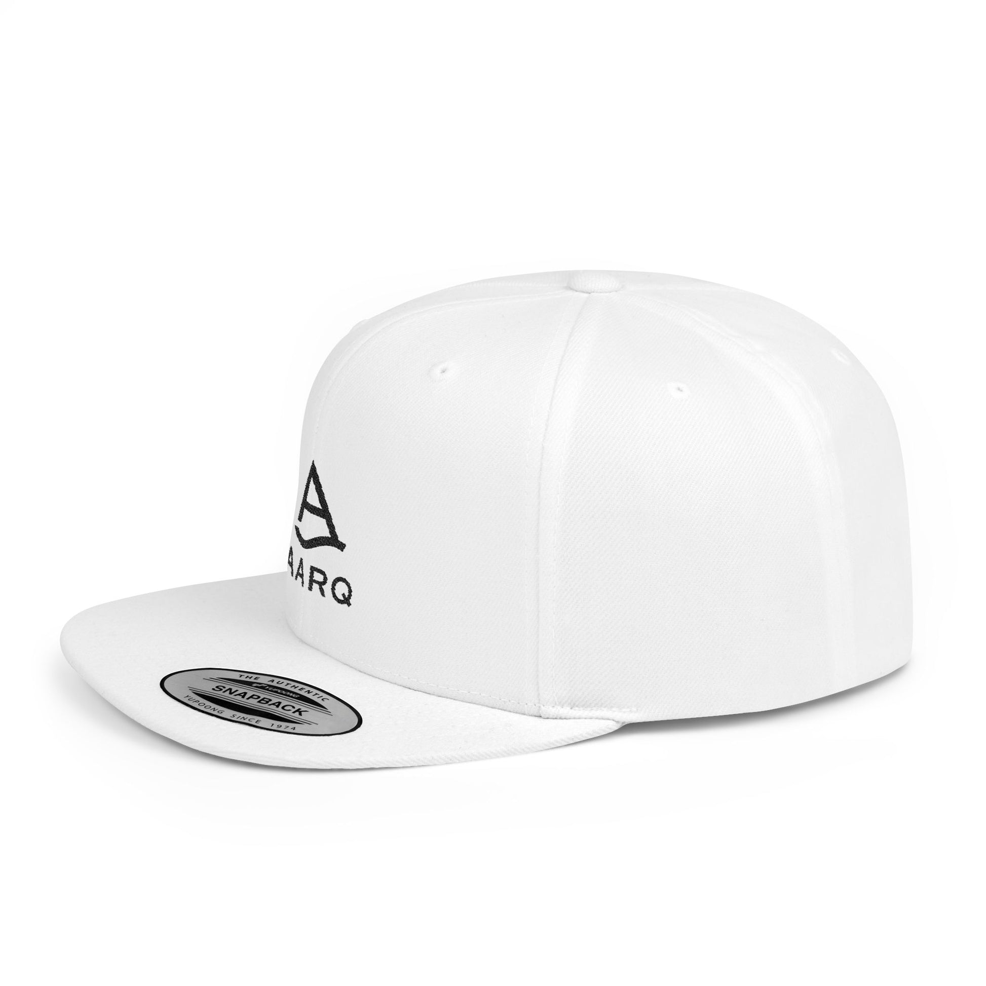 AARQ Flat Bill Snapback Hat, Casual Streetwear, Adjustable Cap for Men and Women, Great for Sports, Festivals, Summer Fashion