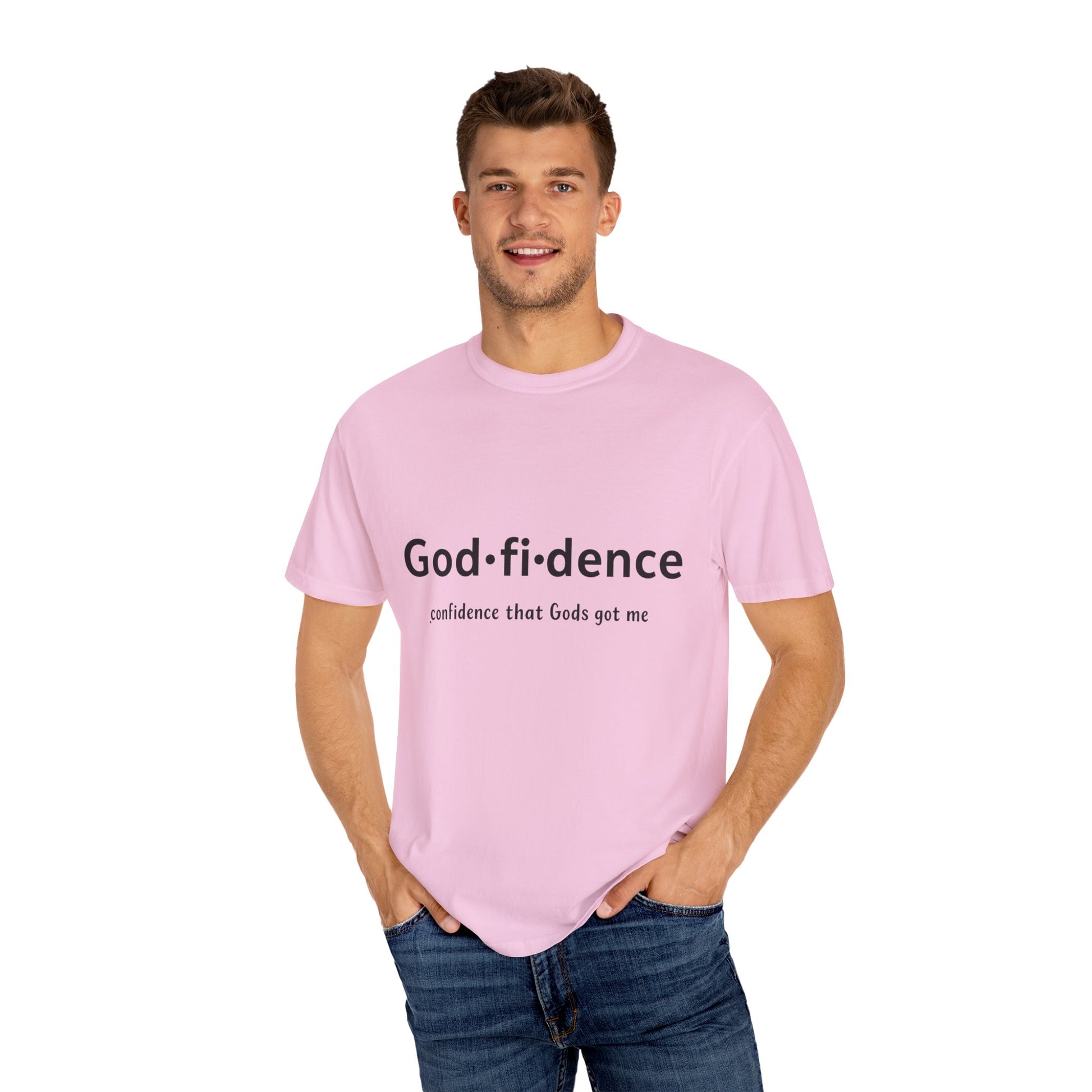 AARQ StreetReady Collection Faith-Inspired Unisex T-Shirt, Godfidence Tee.