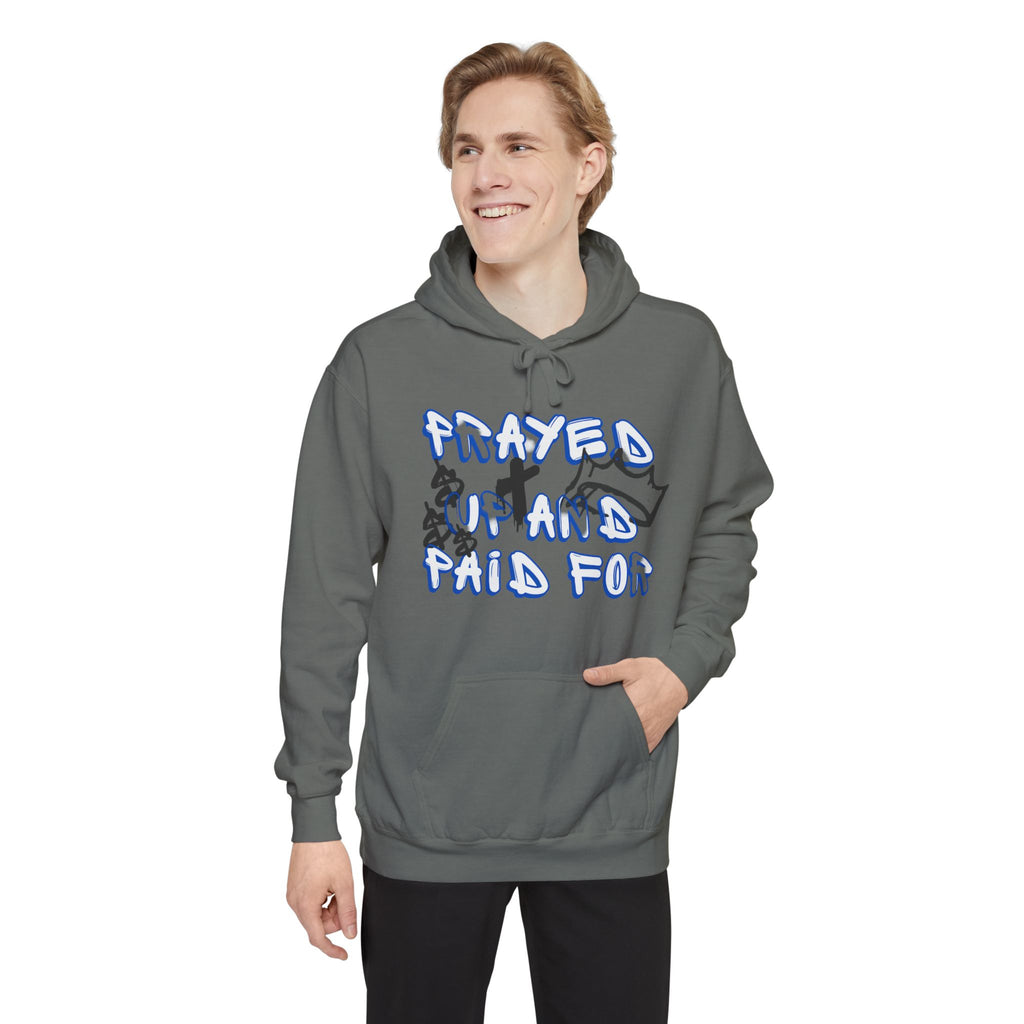 AARQ Unisex Hoodie "Prayed Up and Paid For" - Cozy Casual Wear, Spiritual Gift, Streetwear Collection