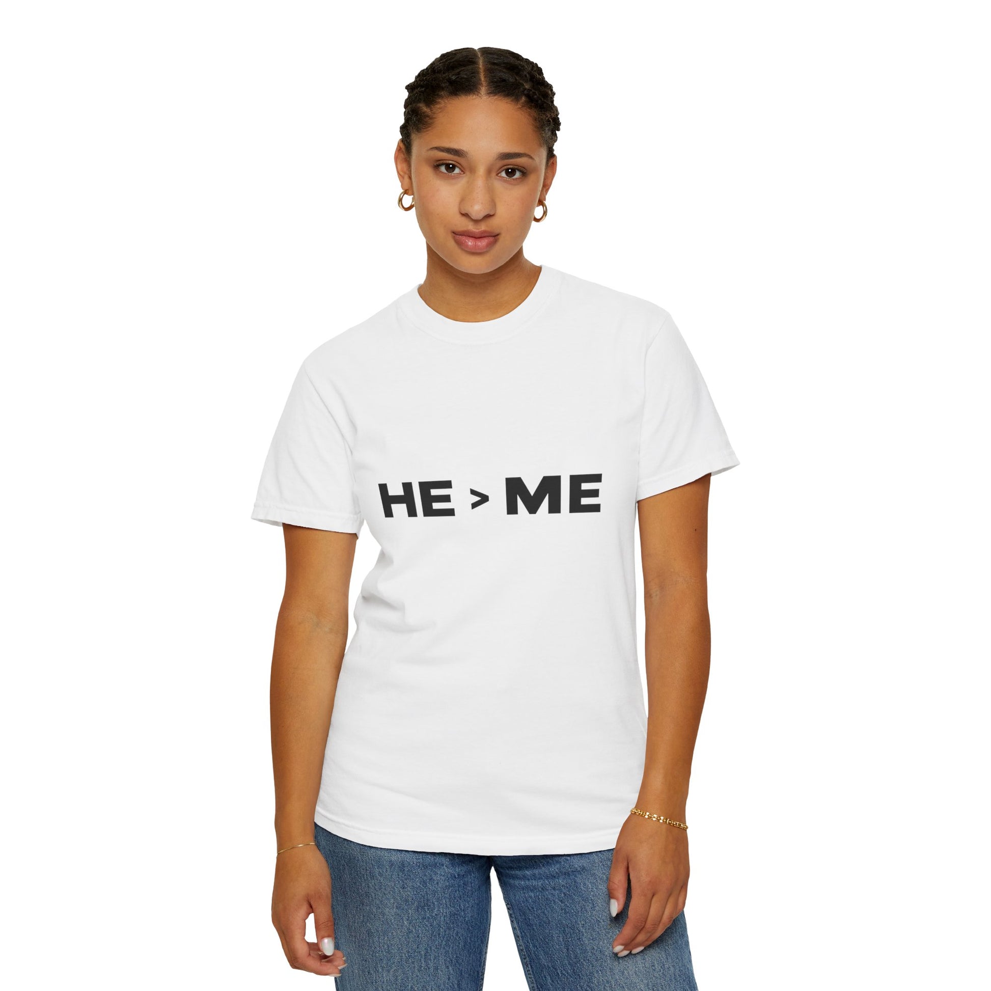 AARQ StreetReady Collection - "He is Greater than Me" Design, Casual Wear