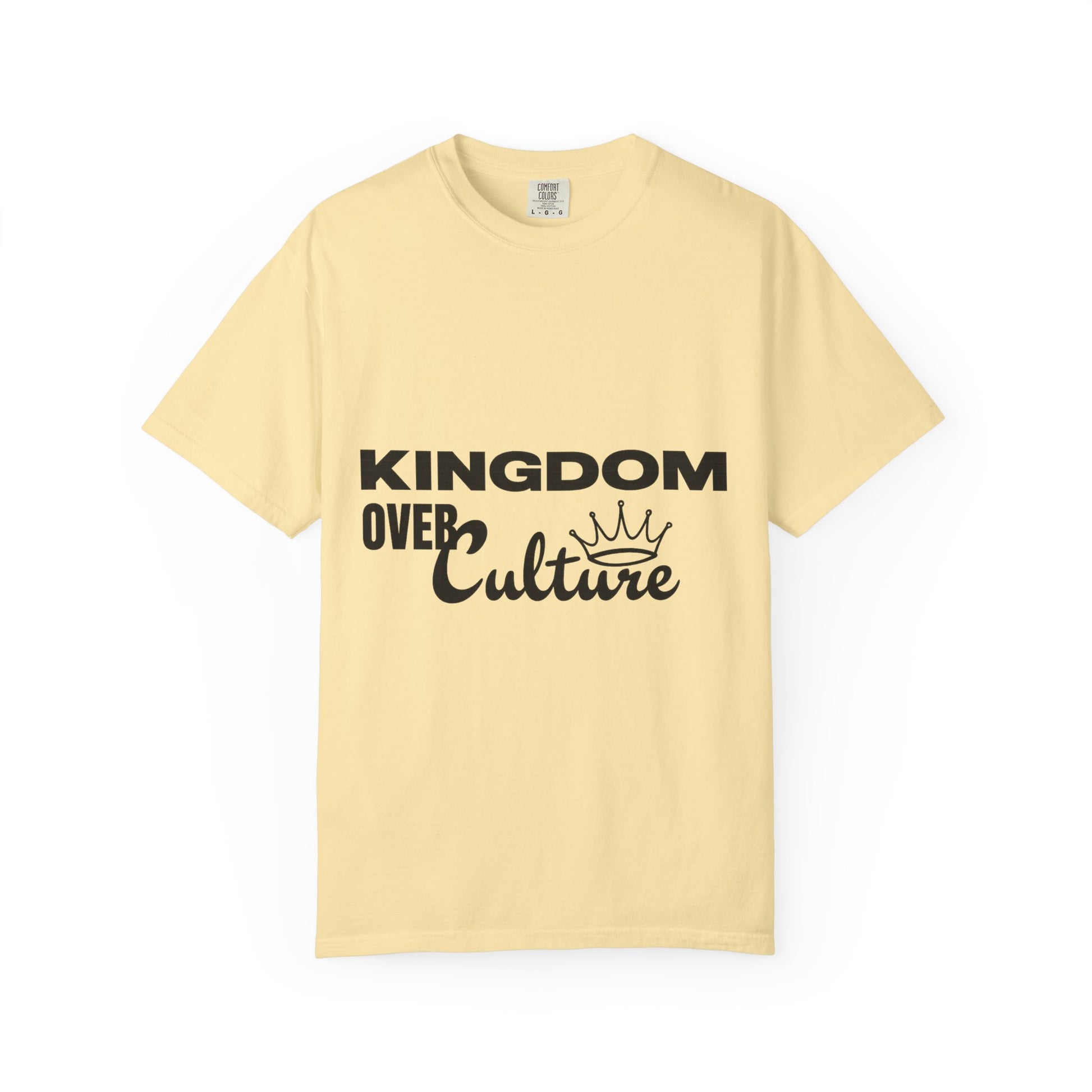 AARQ “Kingdom over Culture” Unisex Garment-Dyed T-shirt