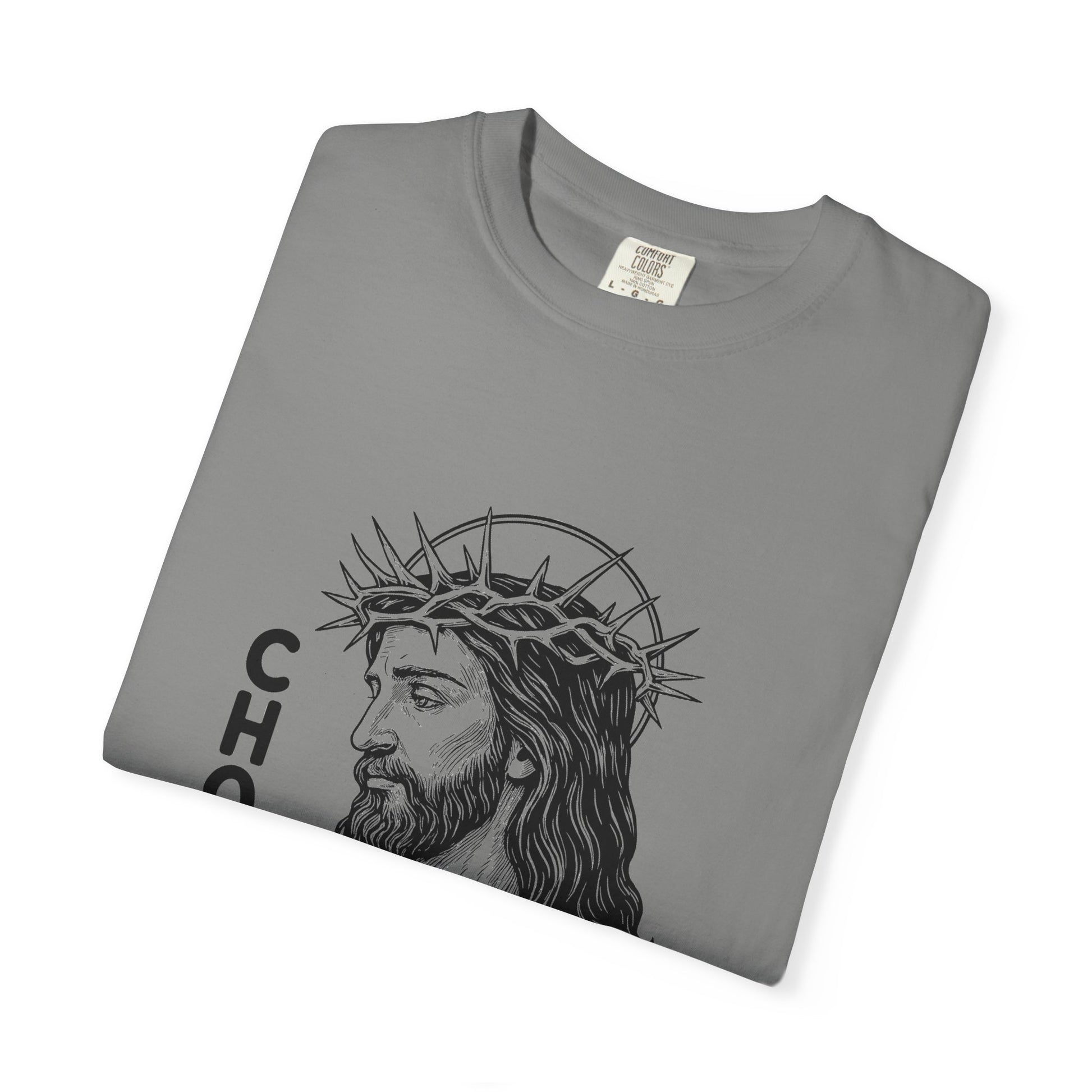 “Chosen Loved” by AARQ Unisex Garment-Dyed T-shirt - Faith-Inspired Tee for Christians, Perfect Gift for Religious Occasions, Spiritual Wear