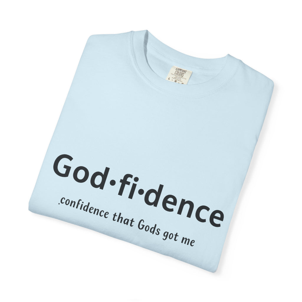 AARQ StreetReady Collection Faith-Inspired Unisex T-Shirt, Godfidence Tee.