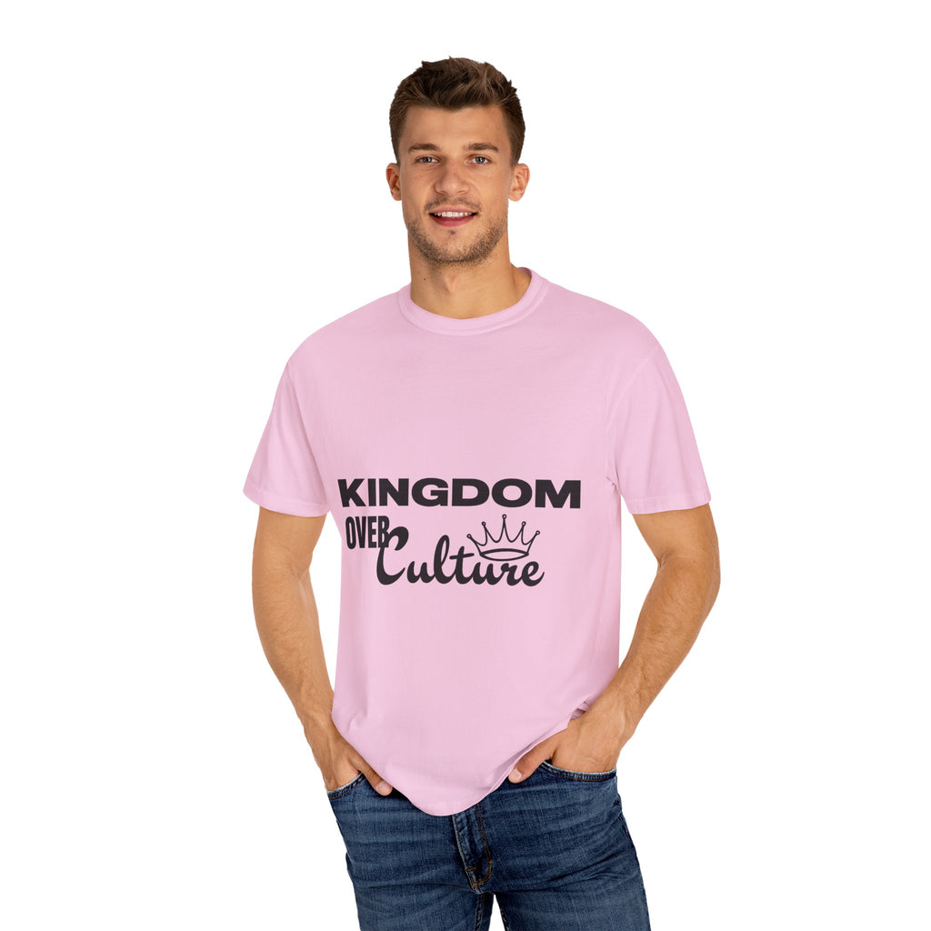 AARQ “Kingdom over Culture” Unisex Garment-Dyed T-shirt