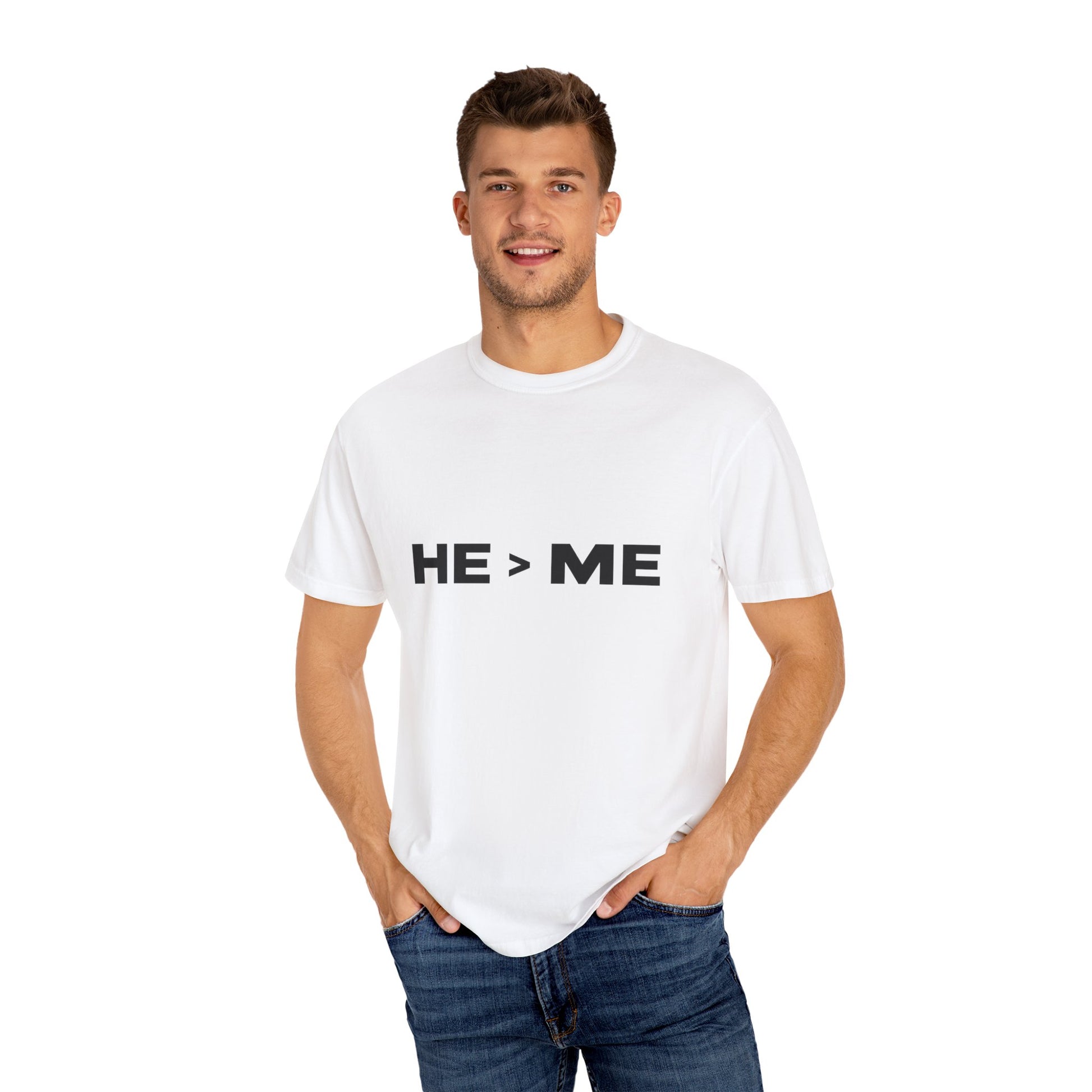 AARQ StreetReady Collection - "He is Greater than Me" Design, Casual Wear