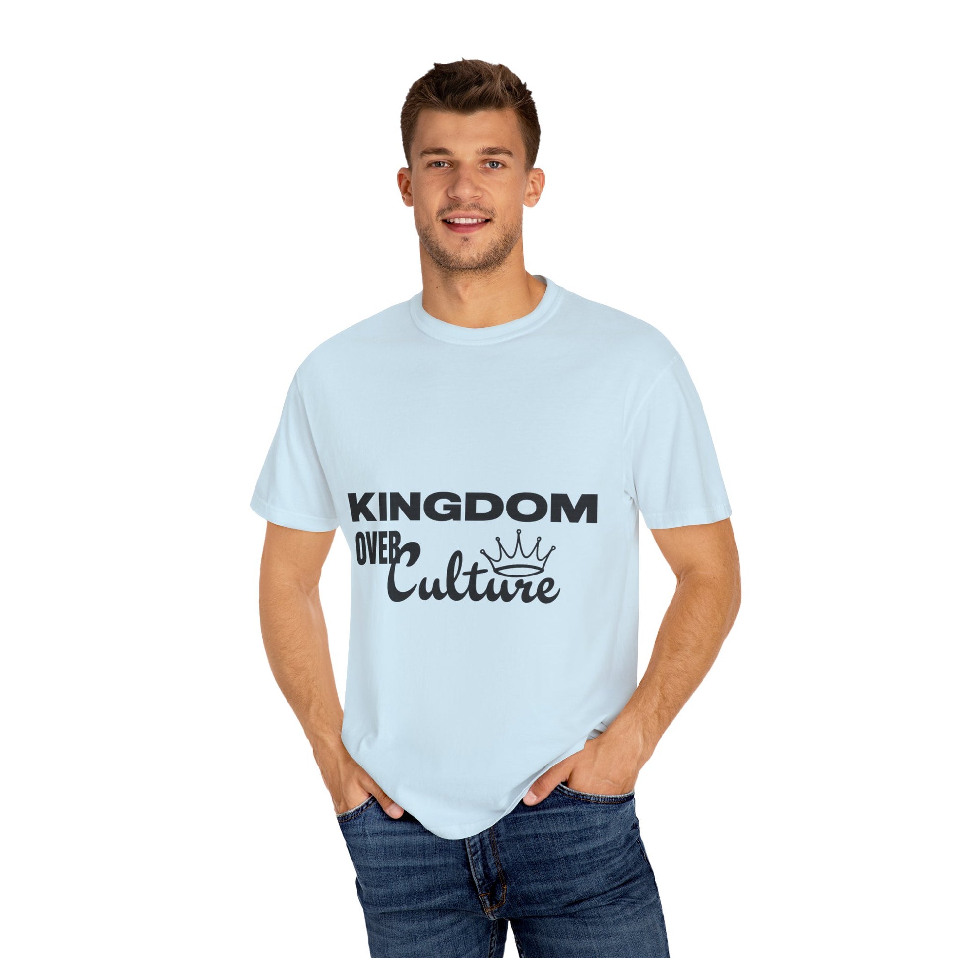 AARQ “Kingdom over Culture” Unisex Garment-Dyed T-shirt