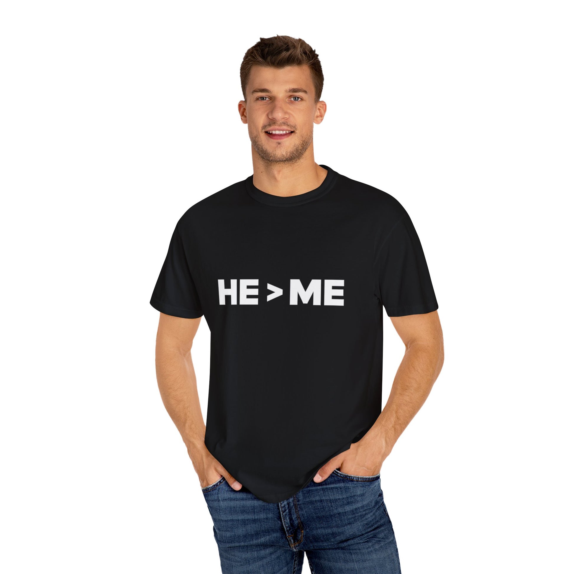 AARQ StreetReady Collection - "He is Greater than Me" Design, Casual Wear