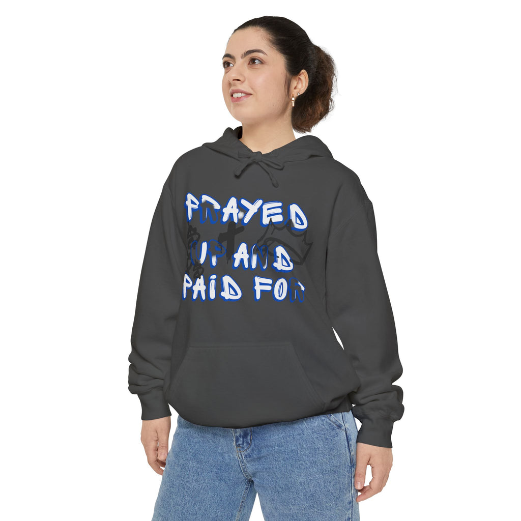 AARQ Unisex Hoodie "Prayed Up and Paid For" - Cozy Casual Wear, Spiritual Gift, Streetwear Collection