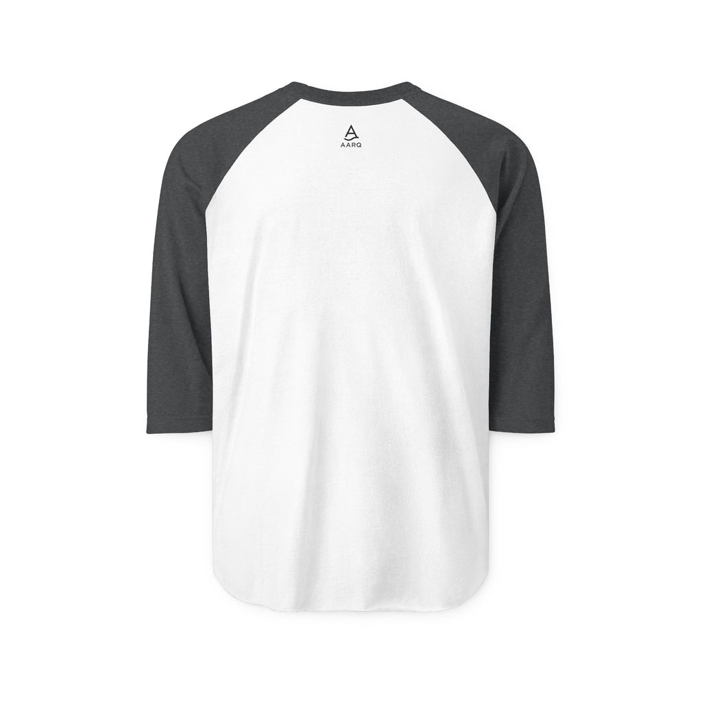 “Know Love No Fear” Three-Quarter Sleeve Raglan Shirt with "Know Love No Fear" - Casual Tee, Motivational Apparel,Everyday Wear