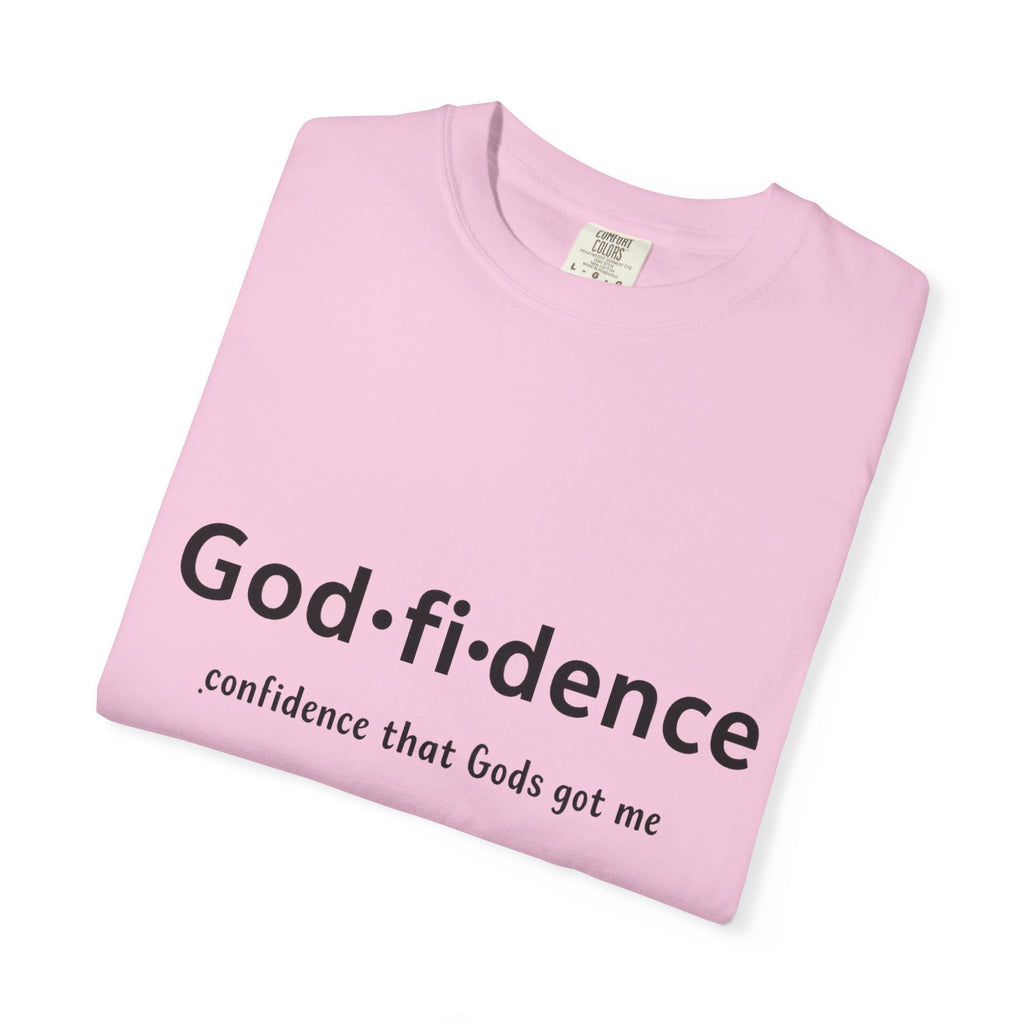 AARQ StreetReady Collection Faith-Inspired Unisex T-Shirt, Godfidence Tee.