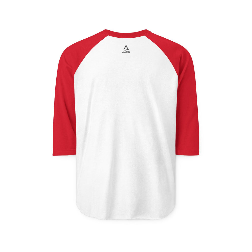 “Know Love No Fear” Three-Quarter Sleeve Raglan Shirt with "Know Love No Fear" - Casual Tee, Motivational Apparel,Everyday Wear