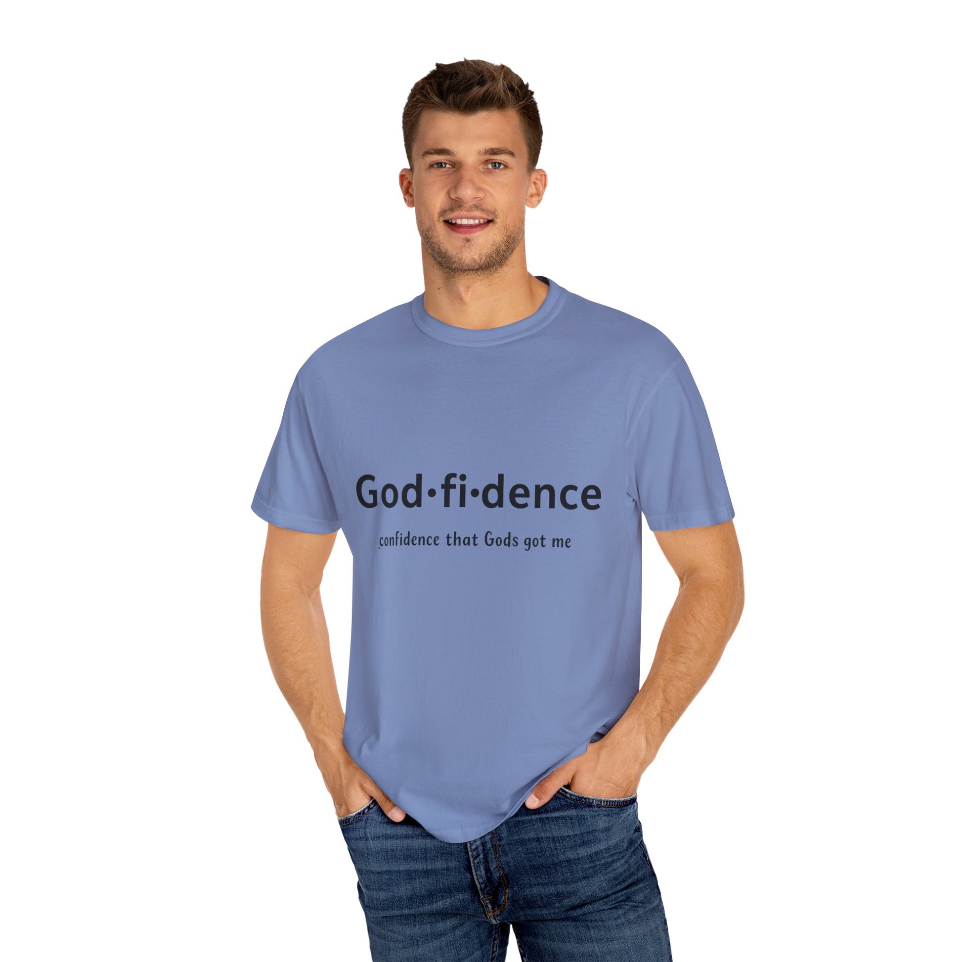 AARQ StreetReady Collection Faith-Inspired Unisex T-Shirt, Godfidence Tee.