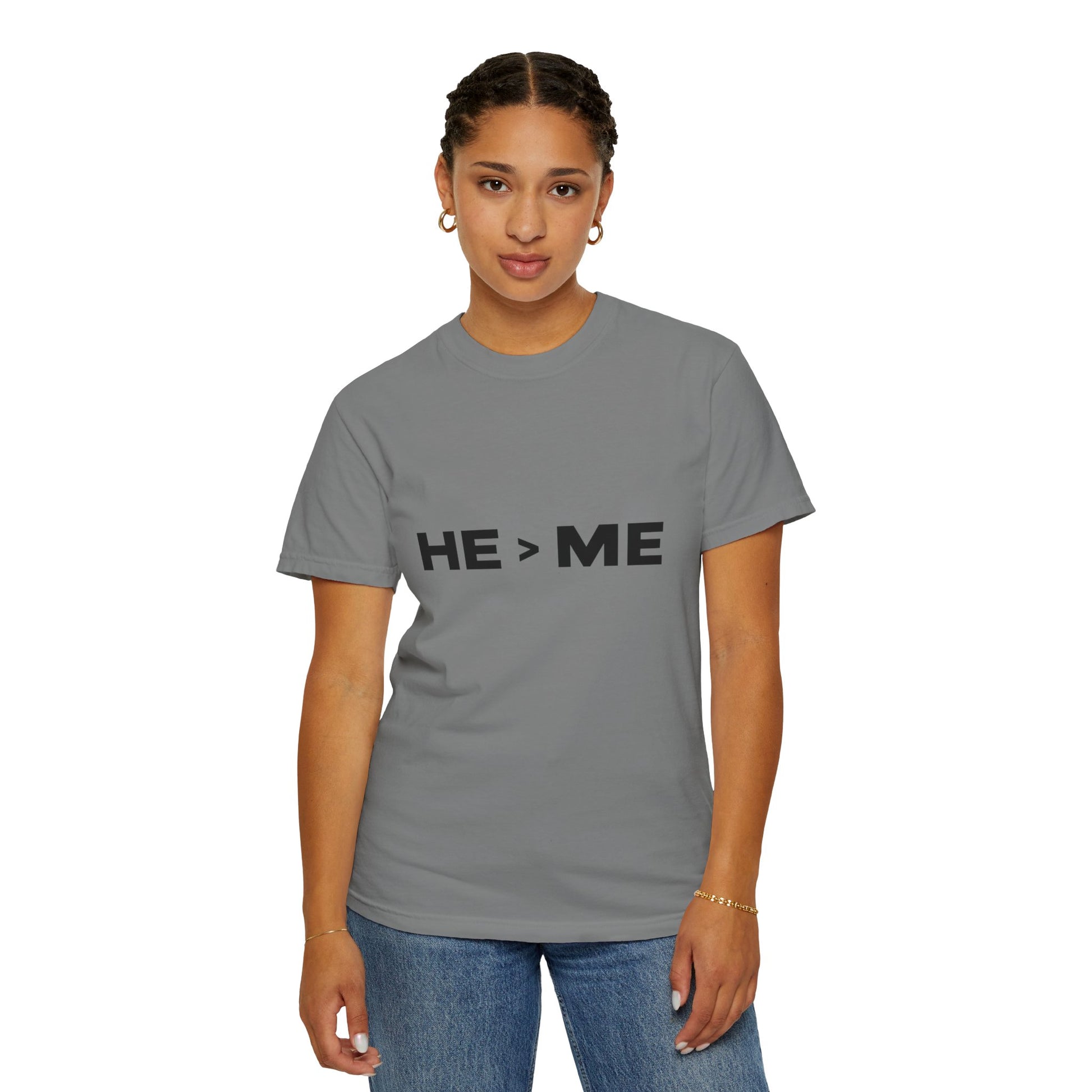 AARQ StreetReady Collection - "He is Greater than Me" Design, Casual Wear
