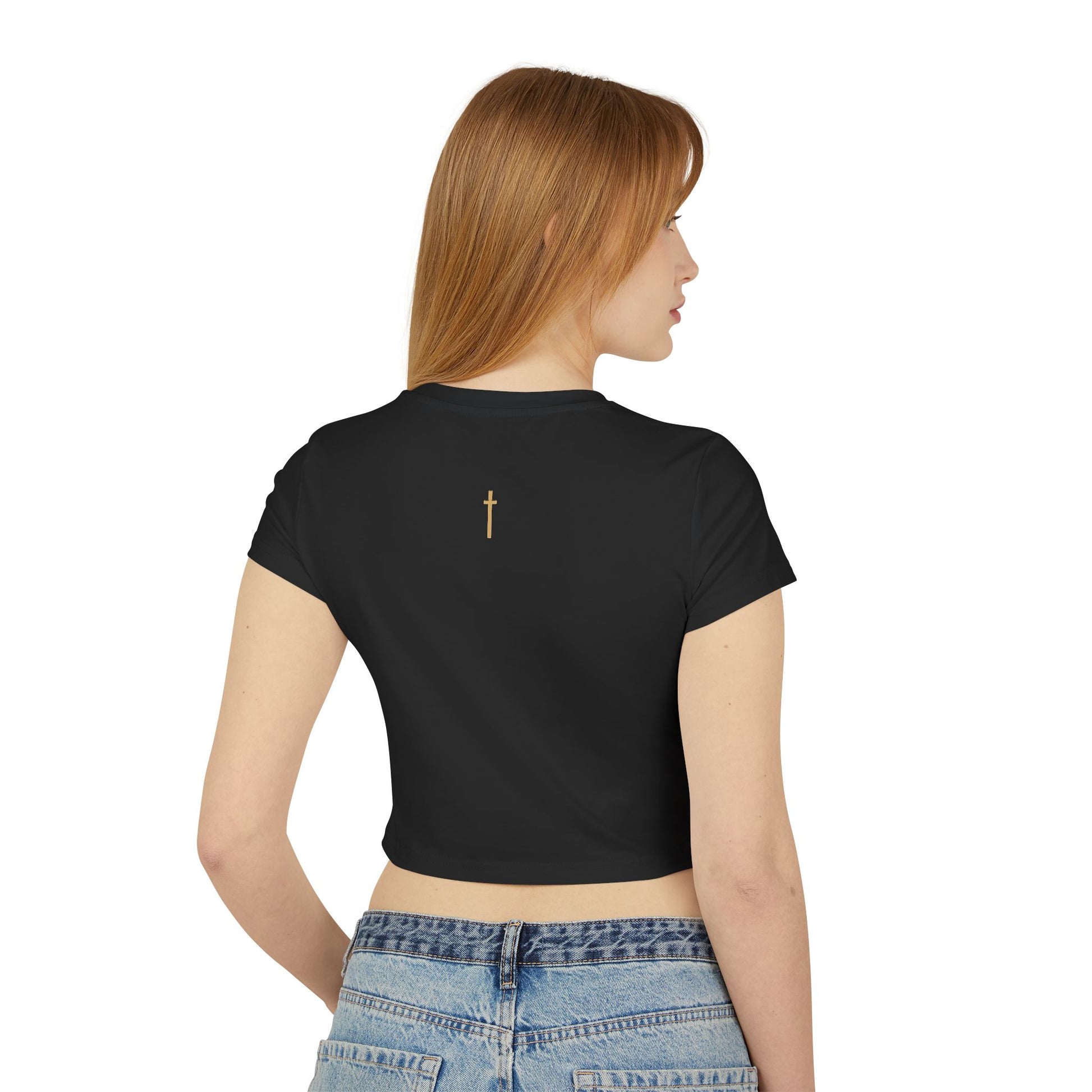 AARQ Chic Women's Baby Tee, Stylish Casual Top, Everyday Wear, Trendy Graphic Tee, Fashion Statement Shirt, Gift for Her