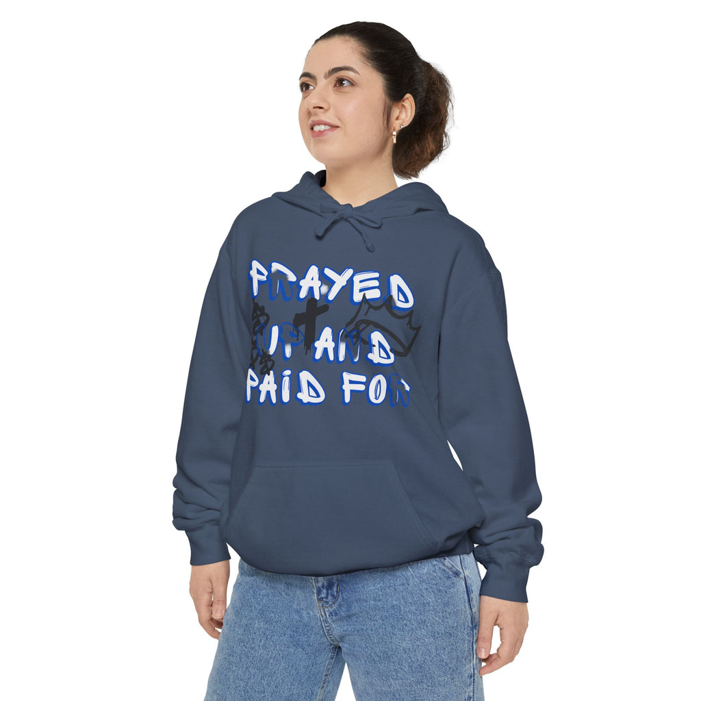 AARQ Unisex Hoodie "Prayed Up and Paid For" - Cozy Casual Wear, Spiritual Gift, Streetwear Collection